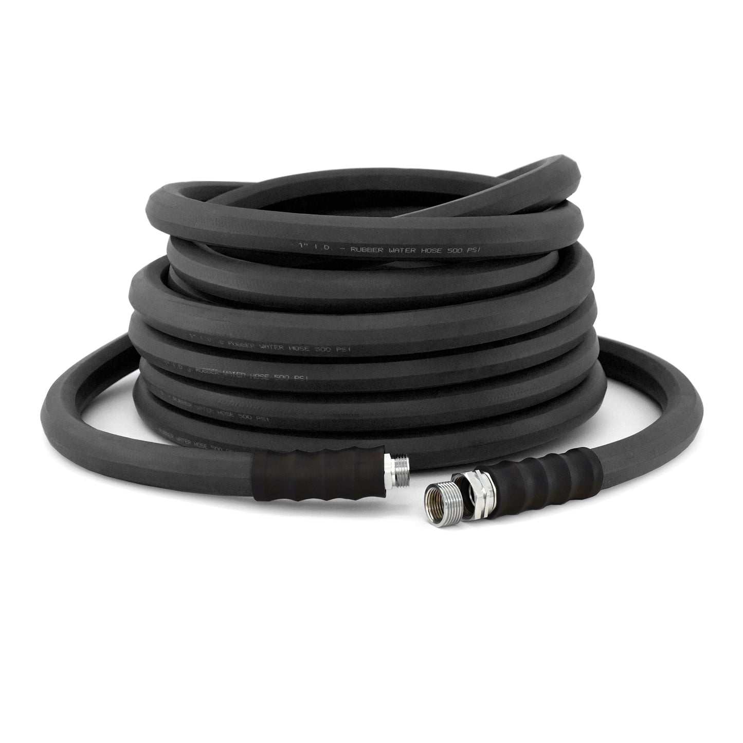Avagard 5/8" Rubber Garden Hose | Contractor Grade | Supports Hot & Cold Water |  3/4" GHT Brass Fittings | 15 & 25 Ft
