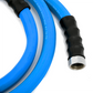 RMX BluSeal 3/4" x 6'  Lead-in Garden Hose with 3/4" GHT Fitting, 100% Rubber , 10 Yrs Warranty.